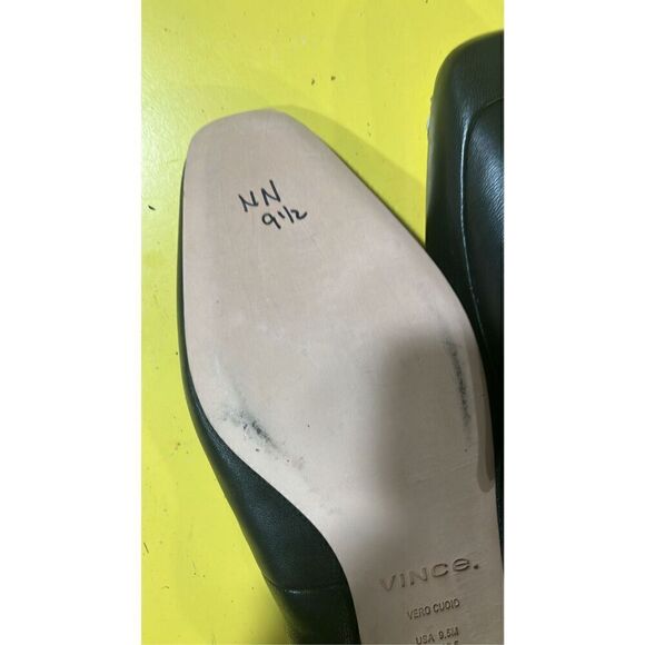 Vince Brette Black Leather Loafer Size 9.5 - Picture 8 of 8